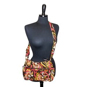 Vera Bradley Pucinni Print Crossbody Hobo Bag Purse Retired Print